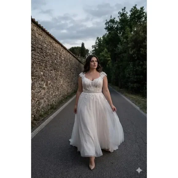 Jaden White Sleeveless Dress Size 114 x 98 cm - Picture 10 of 10